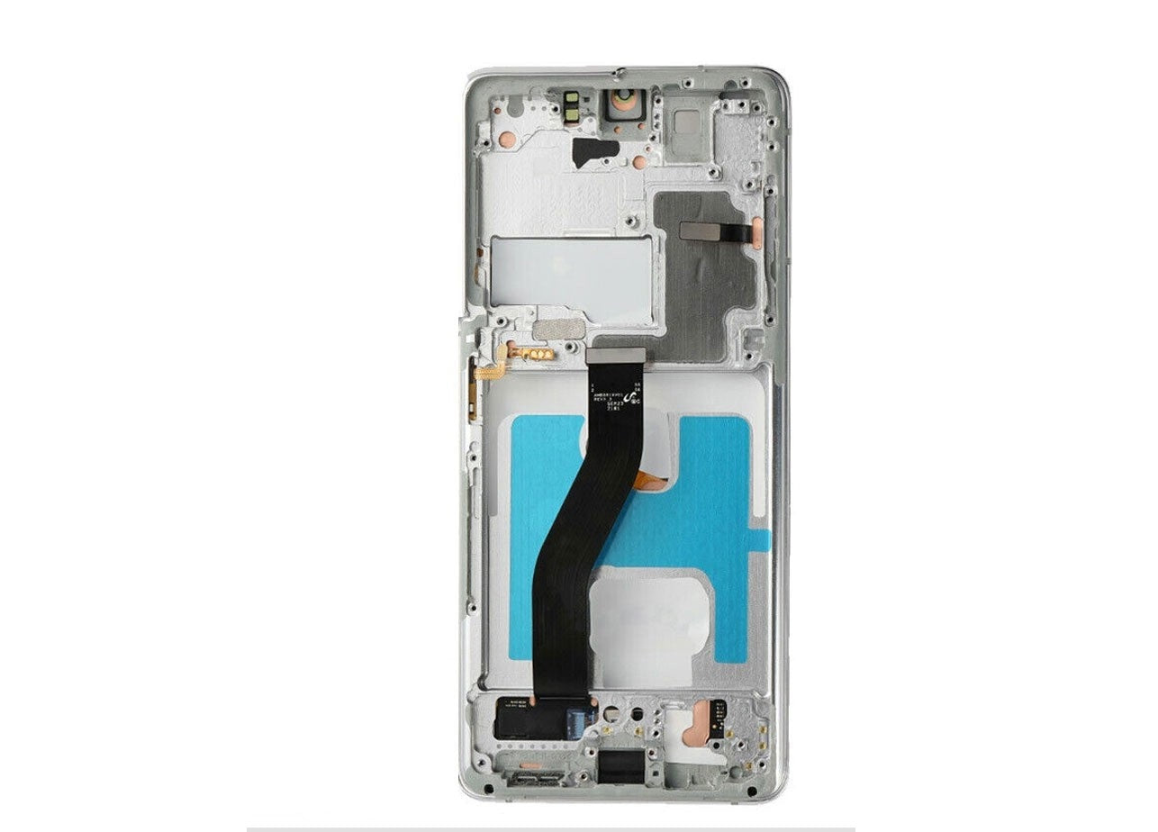 Yellow-Samsung Galaxy S21 Ultra 5G G998 OLED Screen Replacement-Phantom Silver Yellow-Samsung Galaxy S21 Ultra 5G G998 OLED Screen Replacement-Phantom Silver